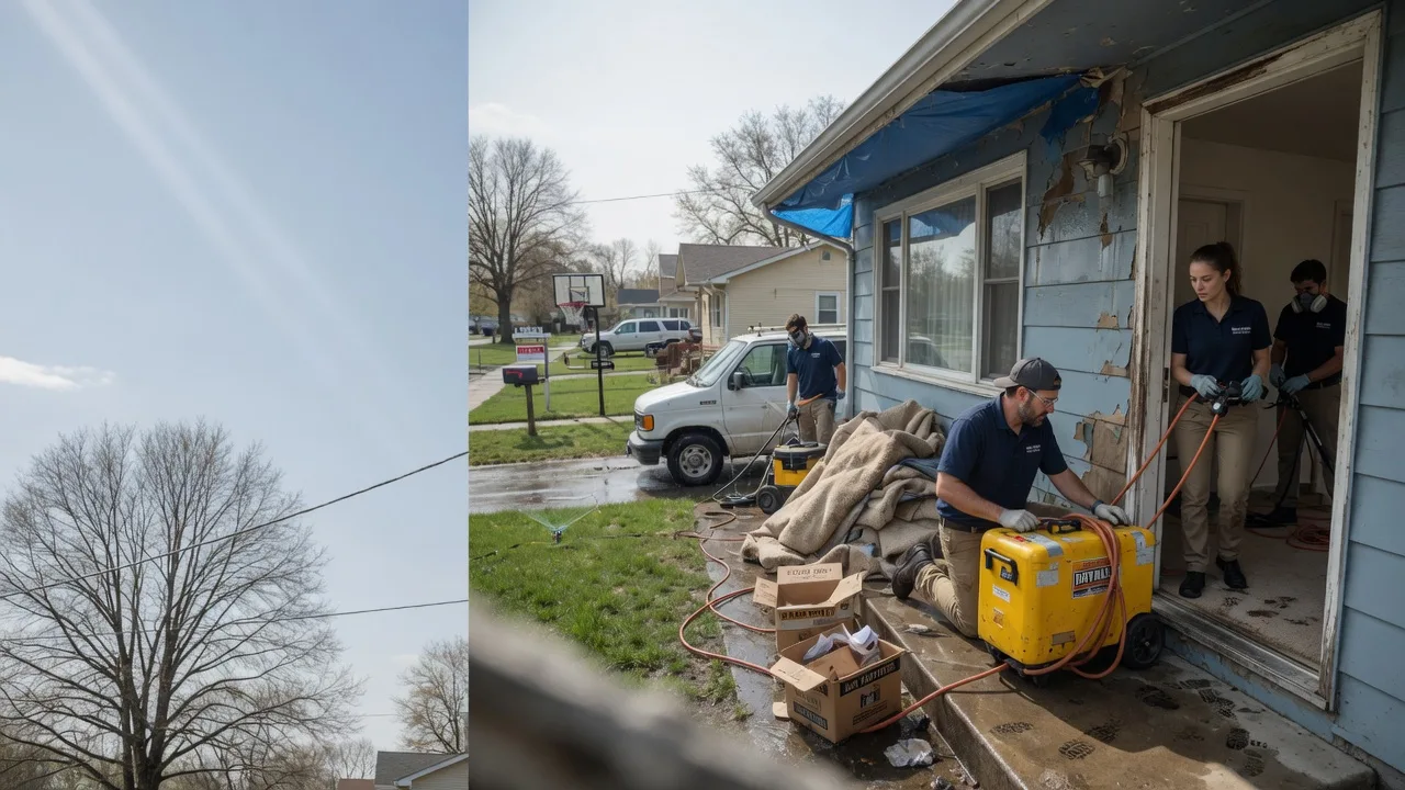 Basement Flood Cleanup in Caledonia, IL near me